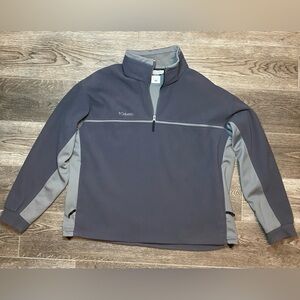 Columbia sport jacket fleece zip up gray men’s XL